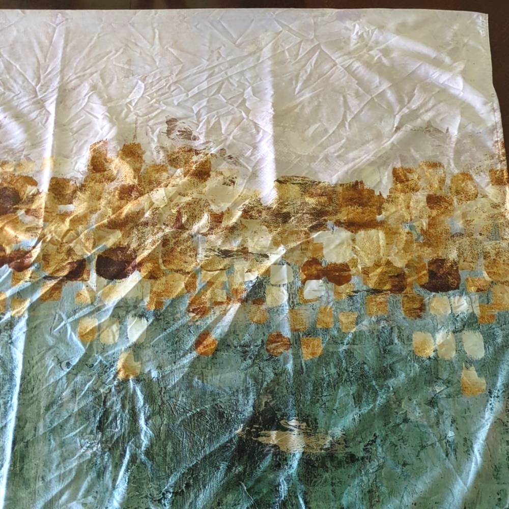 Printed tv dust cover for 54in tv.